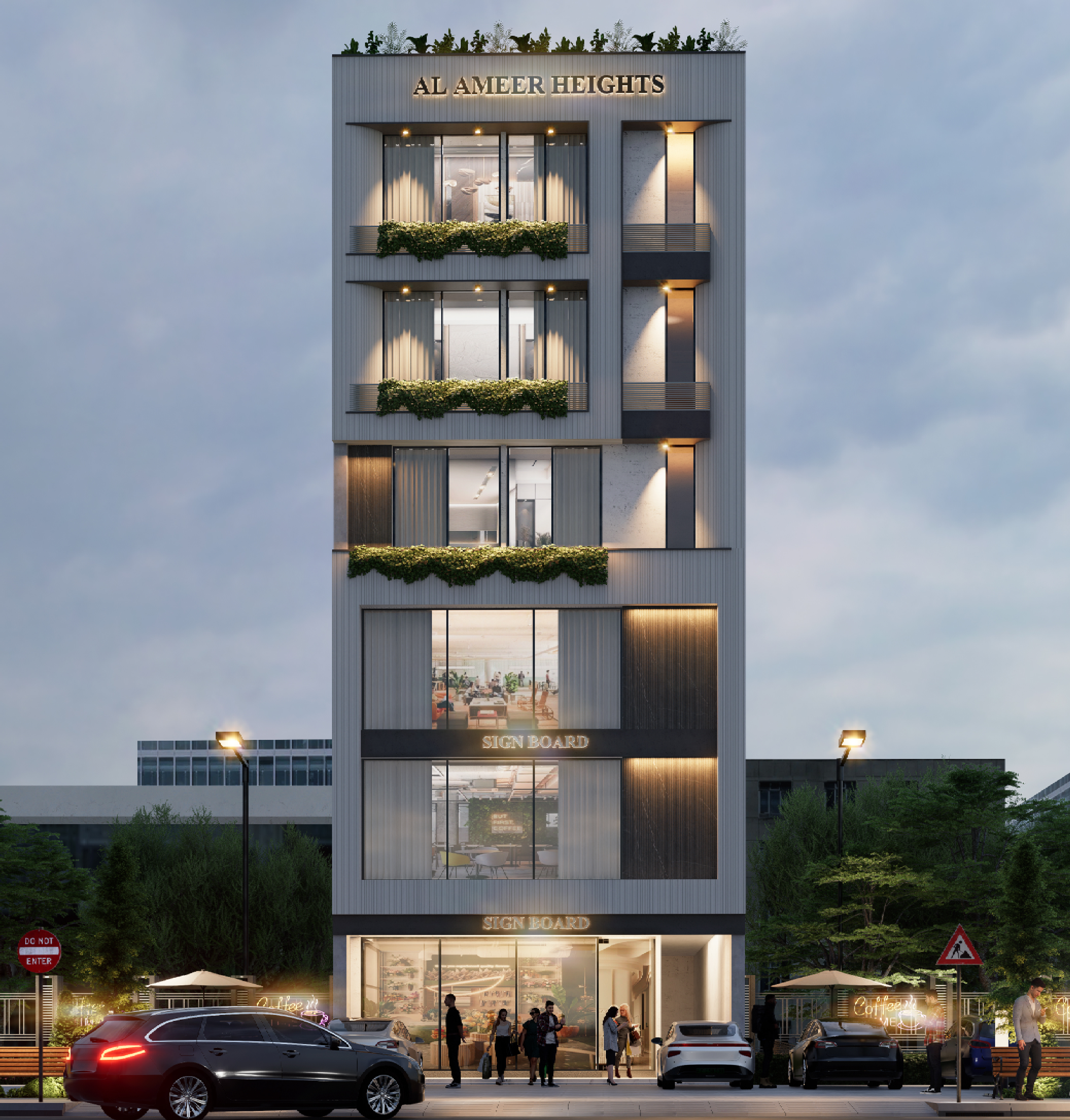 Luxury property view